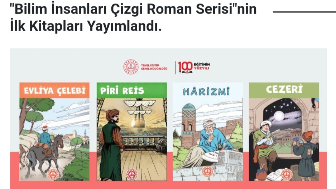 MEB Bilim İnsanları Çizgi Roman Serisi 